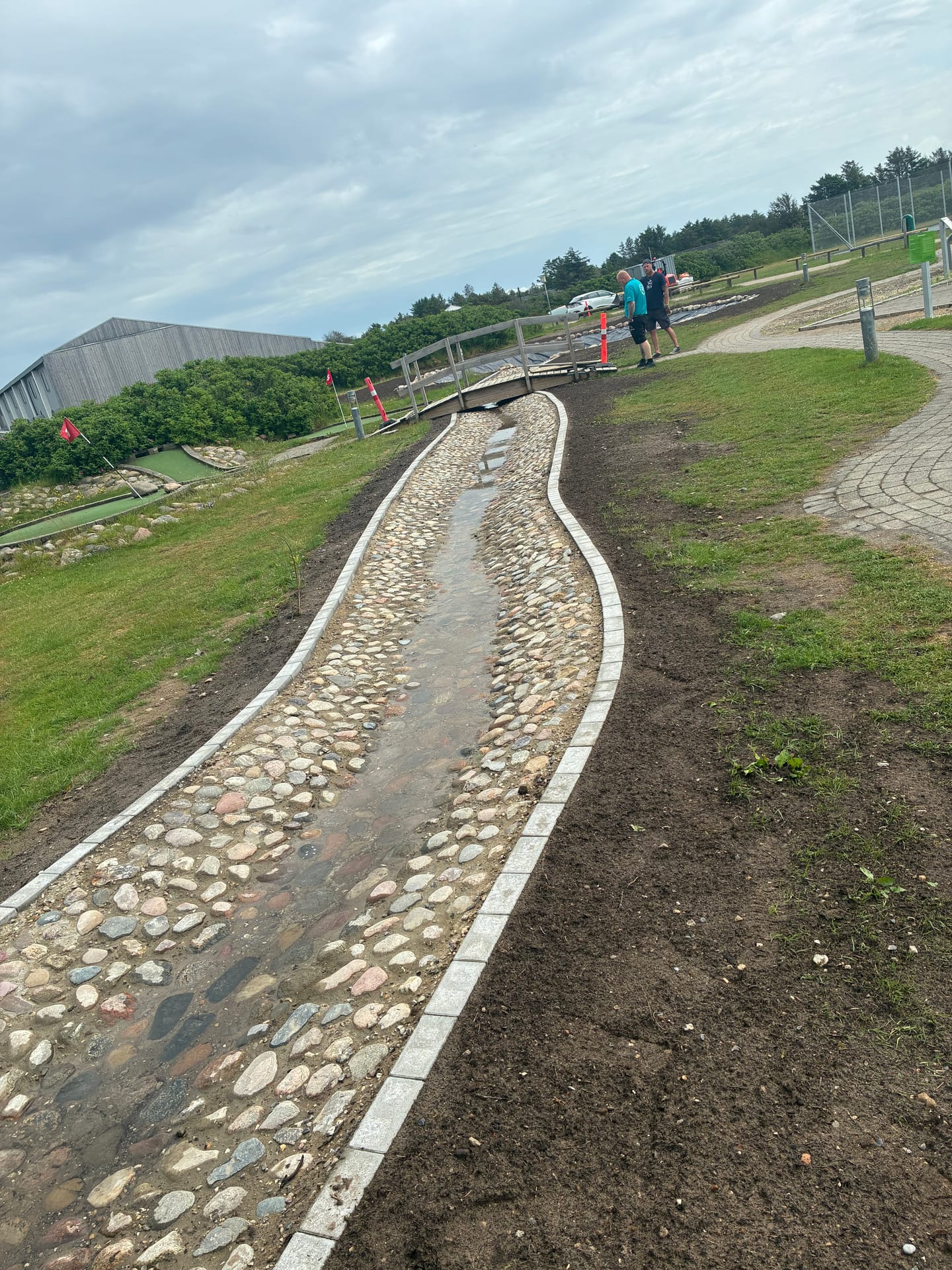 Færdiglagt belægning af Nordjyllands Bygge & Anlæg ApS